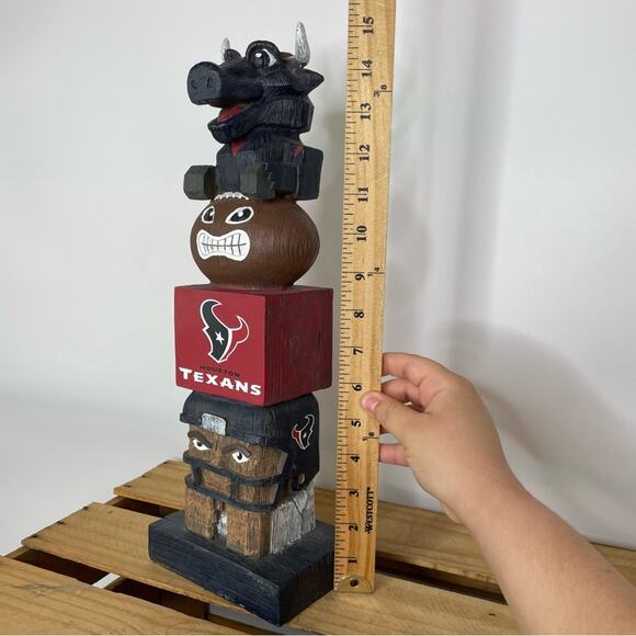 Houston Texans tiki totem football NFL tailgate cookout collectible - Picture 9 of 9